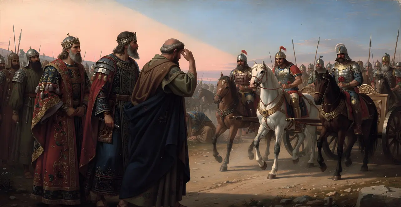 1 Kings 22:30-33 — 1 Kings, oil painting · TruthPrints