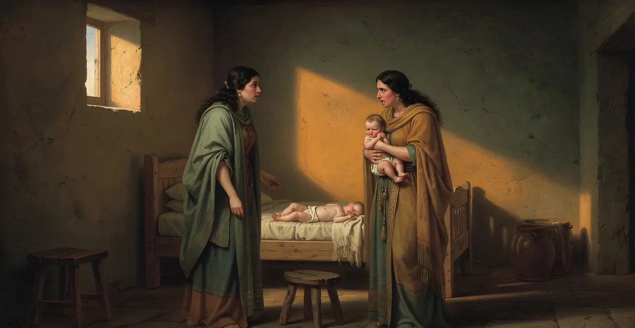 1 Kings 3:19-21 — 1 Kings, oil painting · TruthPrints