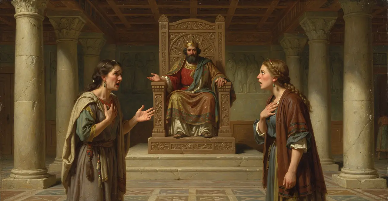 1 Kings 3:22-24 — 1 Kings, oil painting · TruthPrints