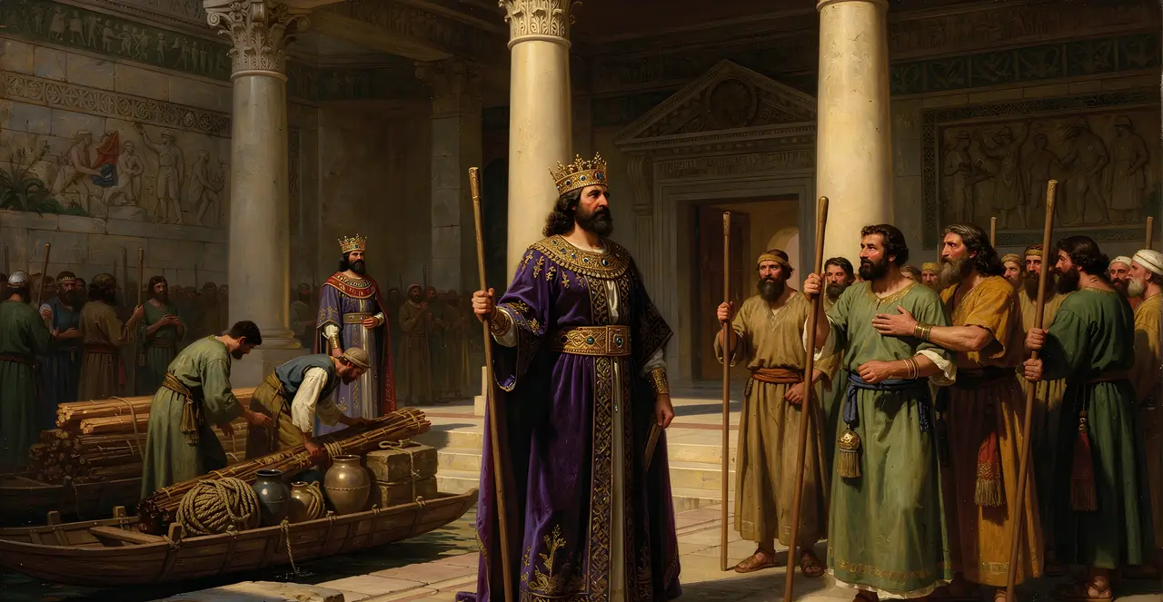 1. Könige 5,12-15 — 1. Könige, Ölgemälde · TruthPrints