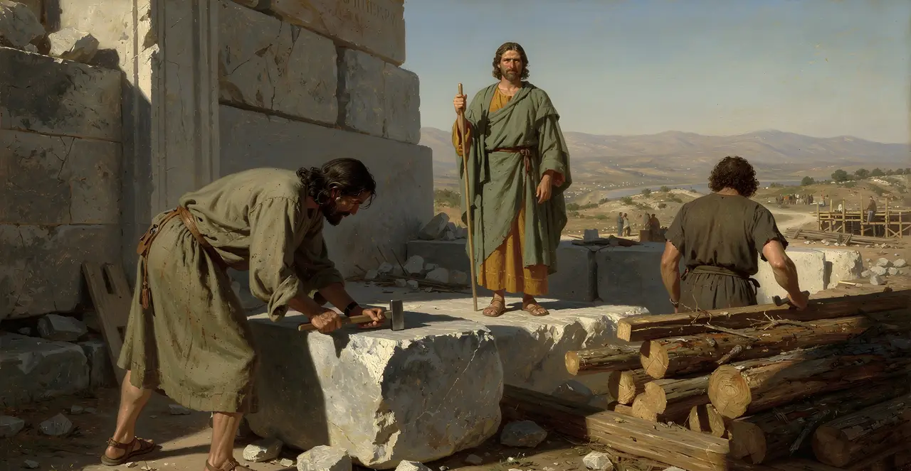 1 Kings 5:16-18 — 1 Kings, oil painting · TruthPrints