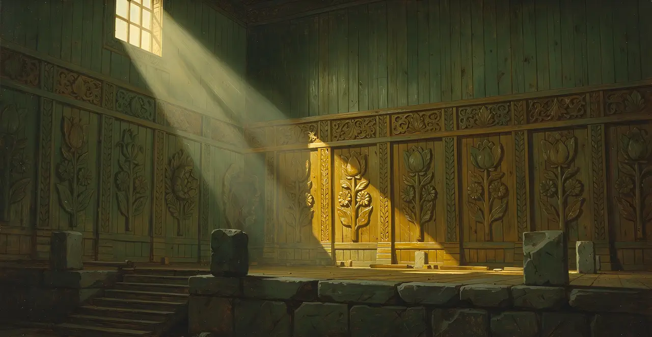 1 Kings 6:15-18 — 1 Kings, oil painting · TruthPrints