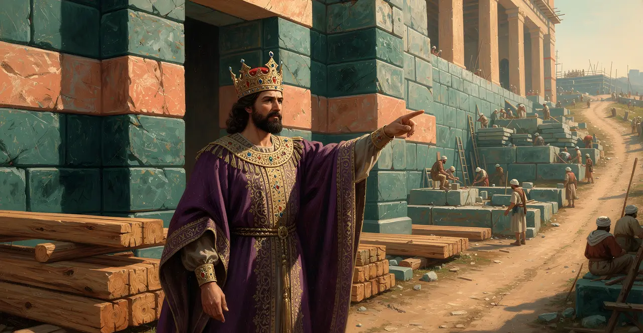 1 Kings 7:9-13 — 1 Kings, oil painting · TruthPrints