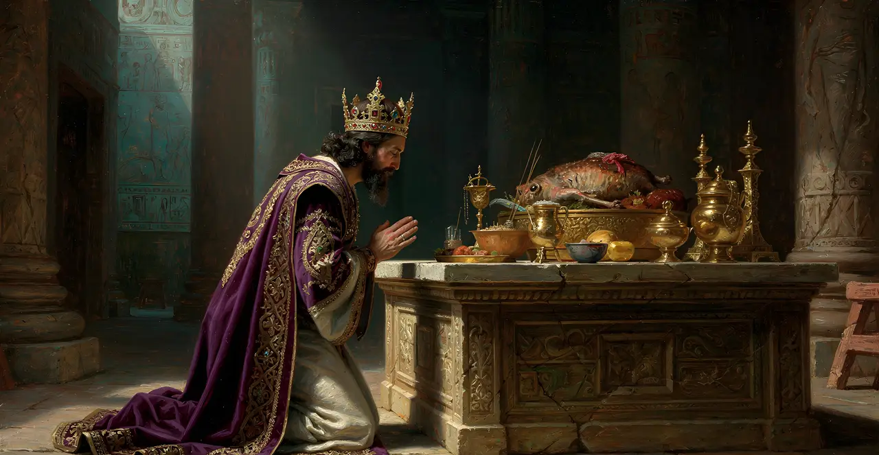 1 Kings 8:31-33 — 1 Kings, oil painting · TruthPrints