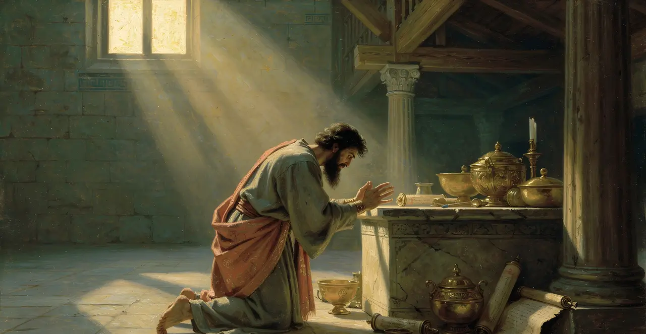 1 Kings 8:37-39 — 1 Kings, oil painting · TruthPrints