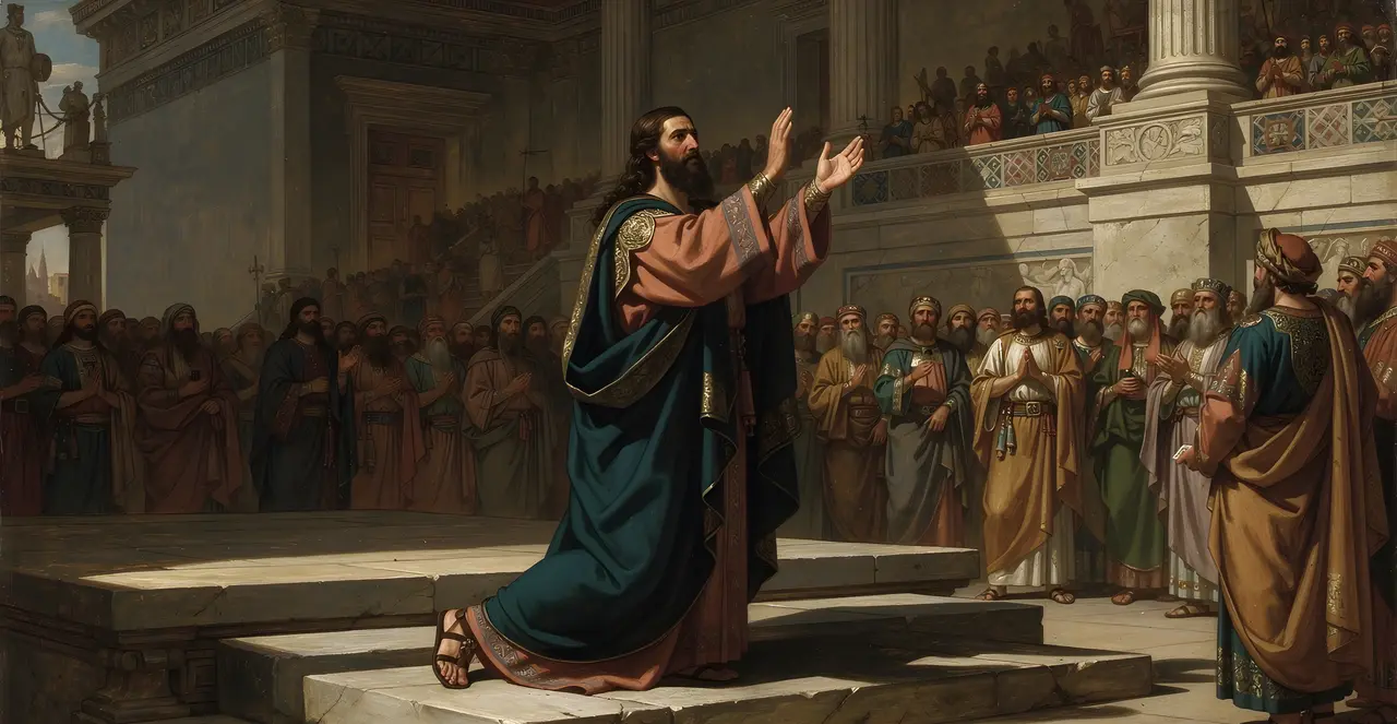 1 Kings 8:54-57 — 1 Kings, oil painting · TruthPrints