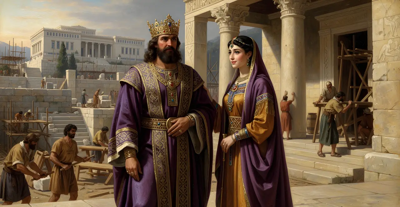 1 Kings 9:23-26 — 1 Kings, oil painting · TruthPrints