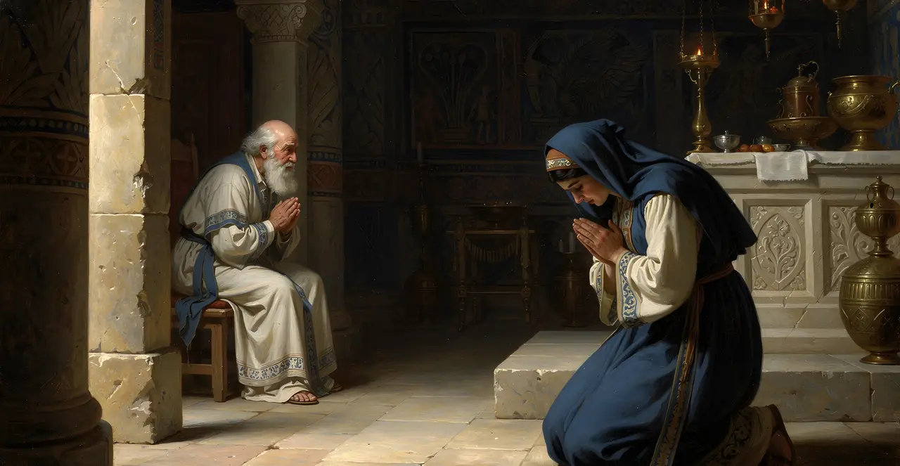 1 Samuel 1:12-16 — 1 Samuel, oil painting · TruthPrints
