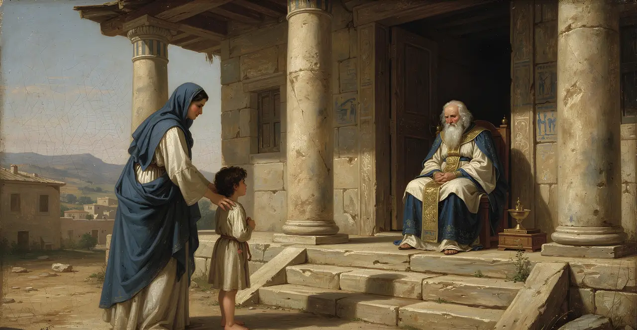 1. Samuel 1,24-27 — 1. Samuel, Ölgemälde · TruthPrints