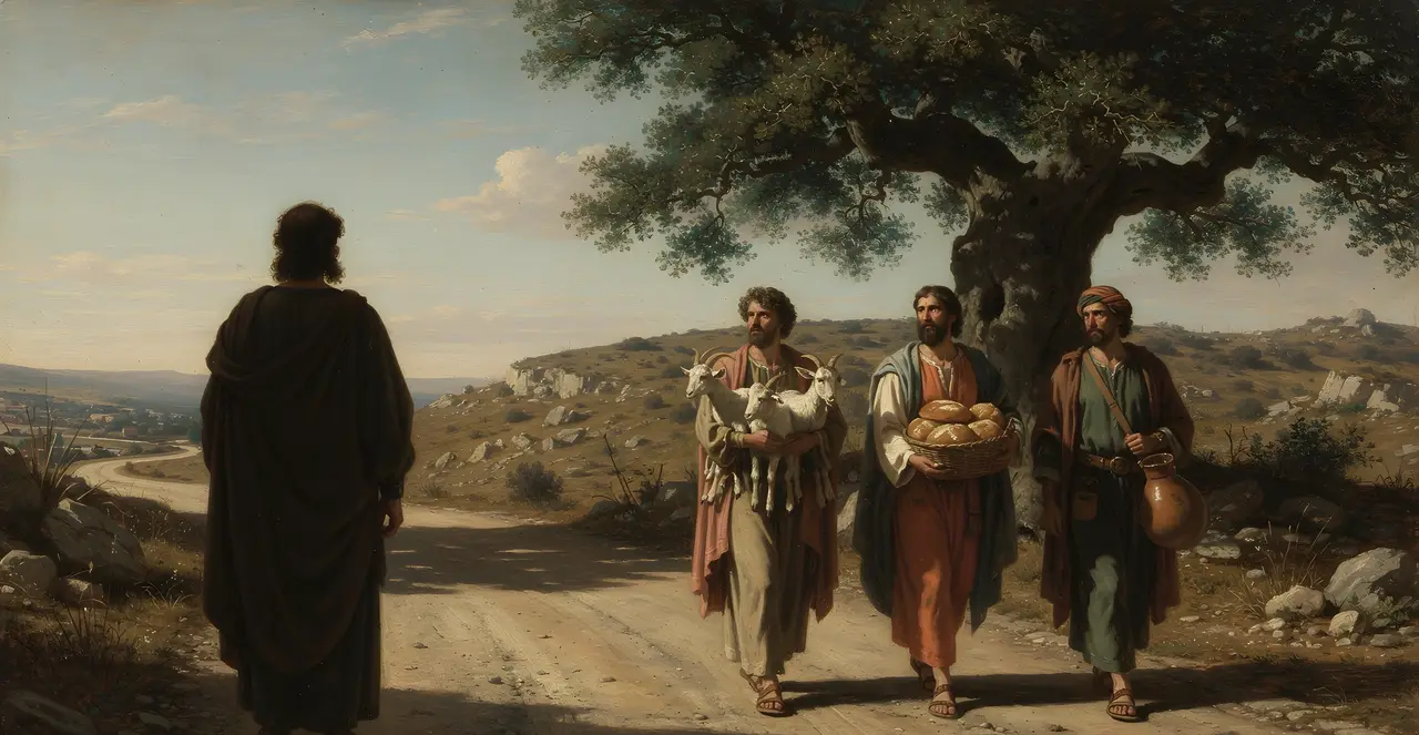 1 Samuel 10:3-4 — 1 Samuel, oil painting · TruthPrints