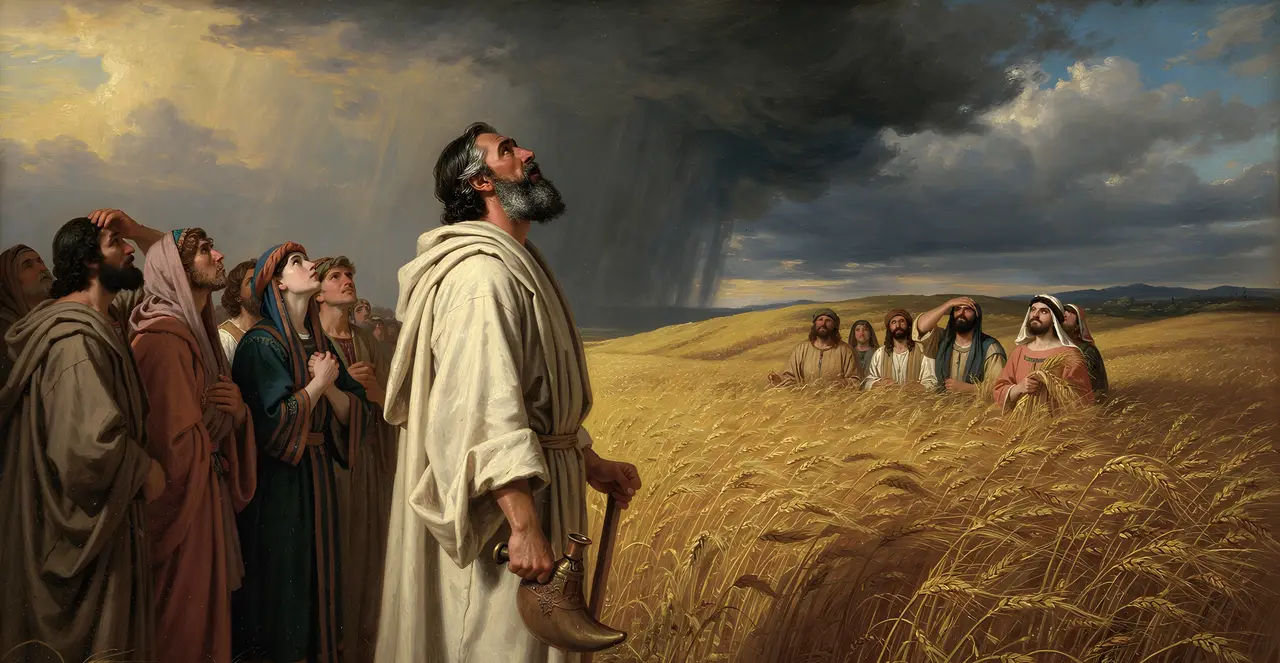 1. Samuel 12,16-18 — 1. Samuel, Ölgemälde · TruthPrints