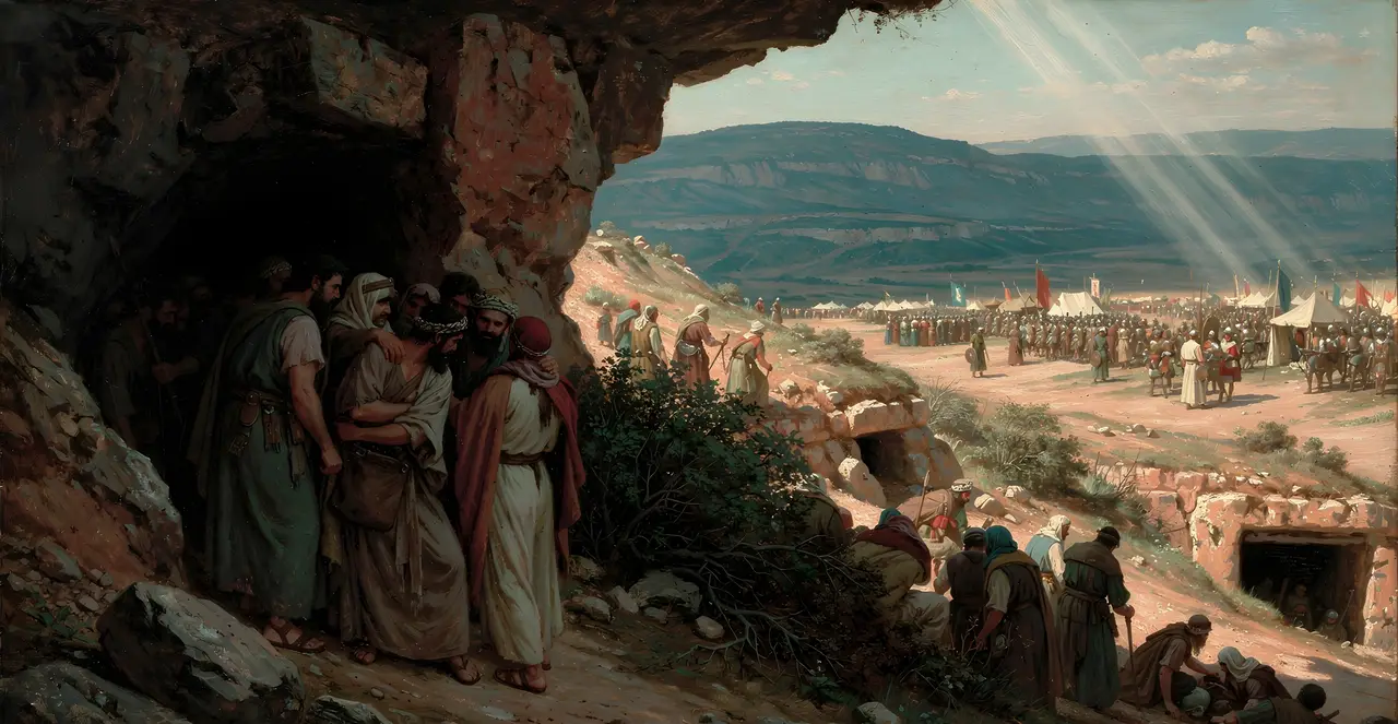 1 Samuel 13:4-6 — 1 Samuel, oil painting · TruthPrints