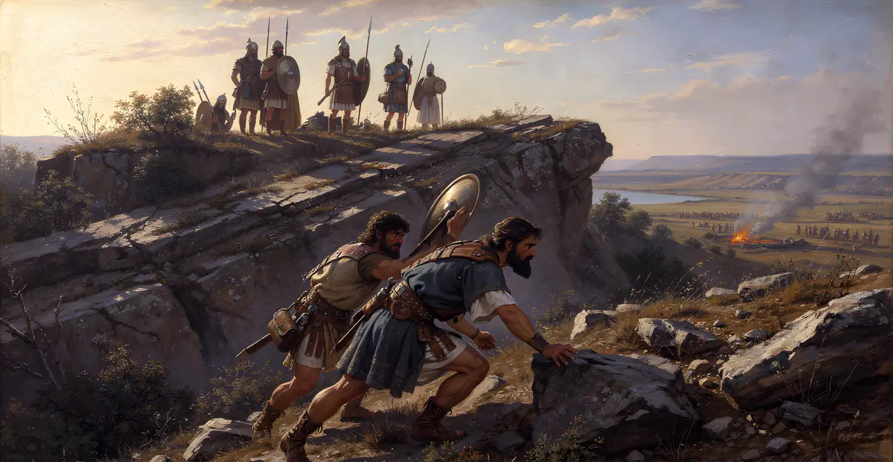 1 Samuel 14:12-14 — 1 Samuel, oil painting · TruthPrints