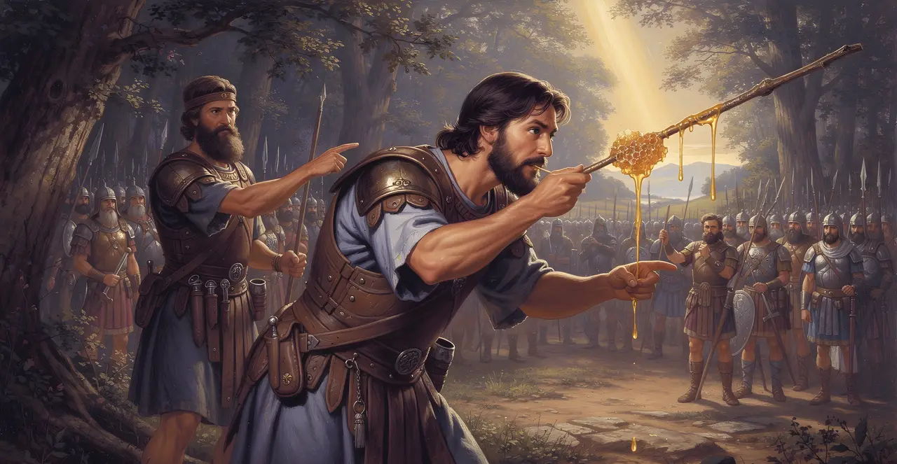 1. Samuel 14,26-28 — 1. Samuel, Ölgemälde · TruthPrints