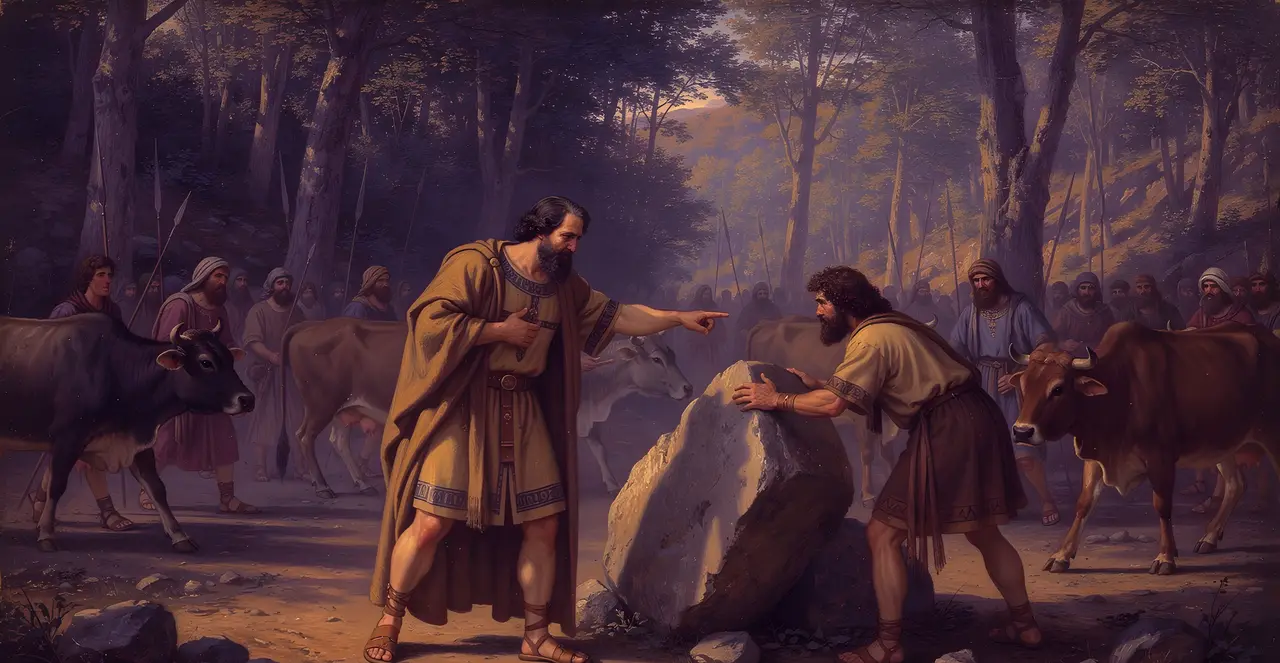 1 Samuel 14:33-35 — 1 Samuel, oil painting · TruthPrints