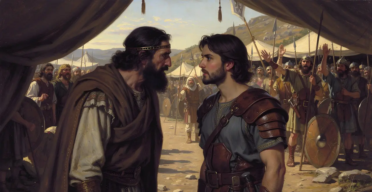 1. Samuel 14,43-45 — 1. Samuel, Ölgemälde · TruthPrints