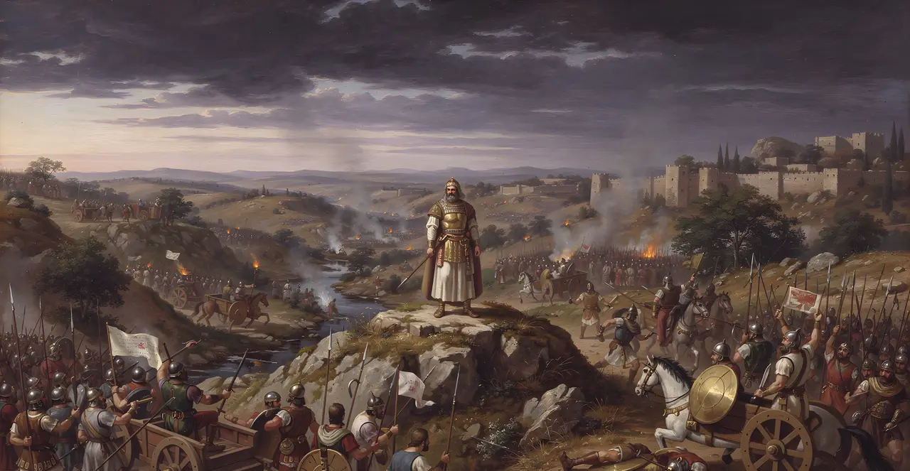 1. Samuel 14,46-48 — 1. Samuel, Ölgemälde · TruthPrints