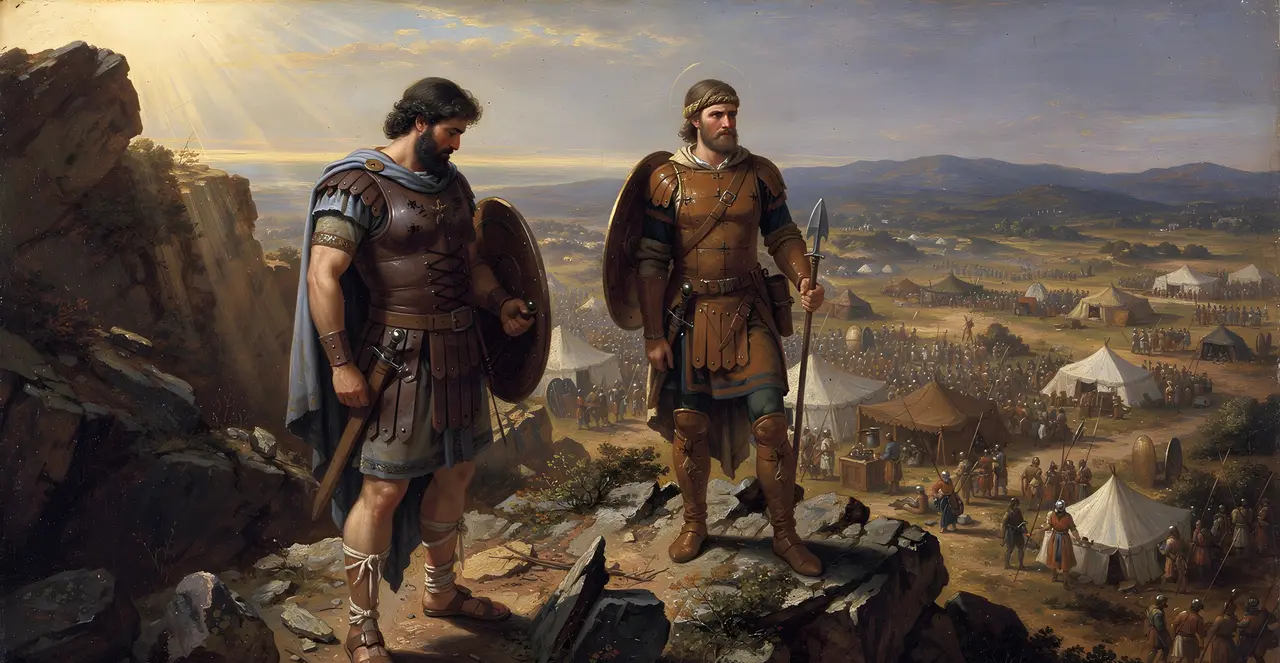 1 Samuel 14:9-11 — 1 Samuel, oil painting · TruthPrints