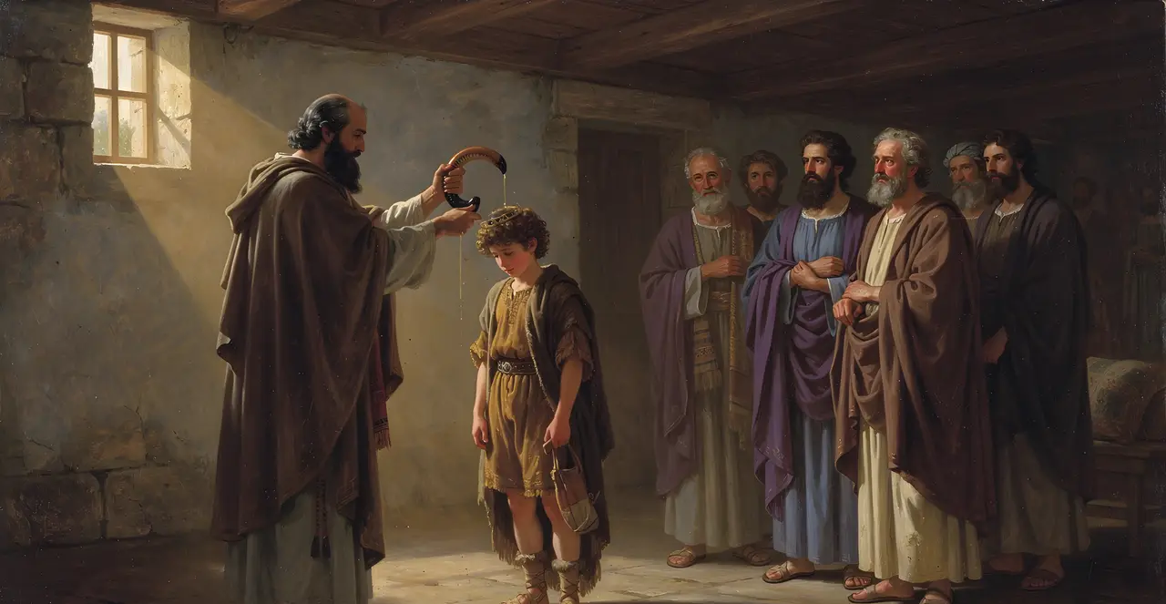 1. Samuel 16,11-13 — 1. Samuel, Ölgemälde · TruthPrints