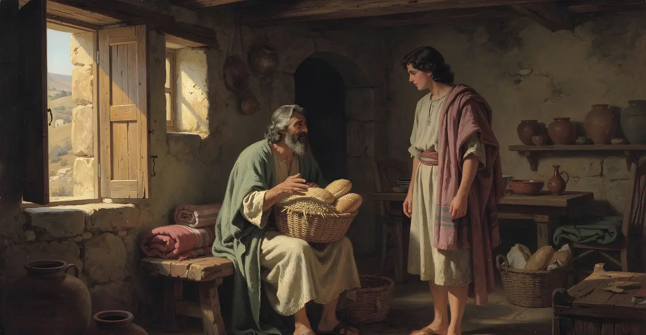 1. Samuel 17,15-19 — 1. Samuel, Ölgemälde · TruthPrints