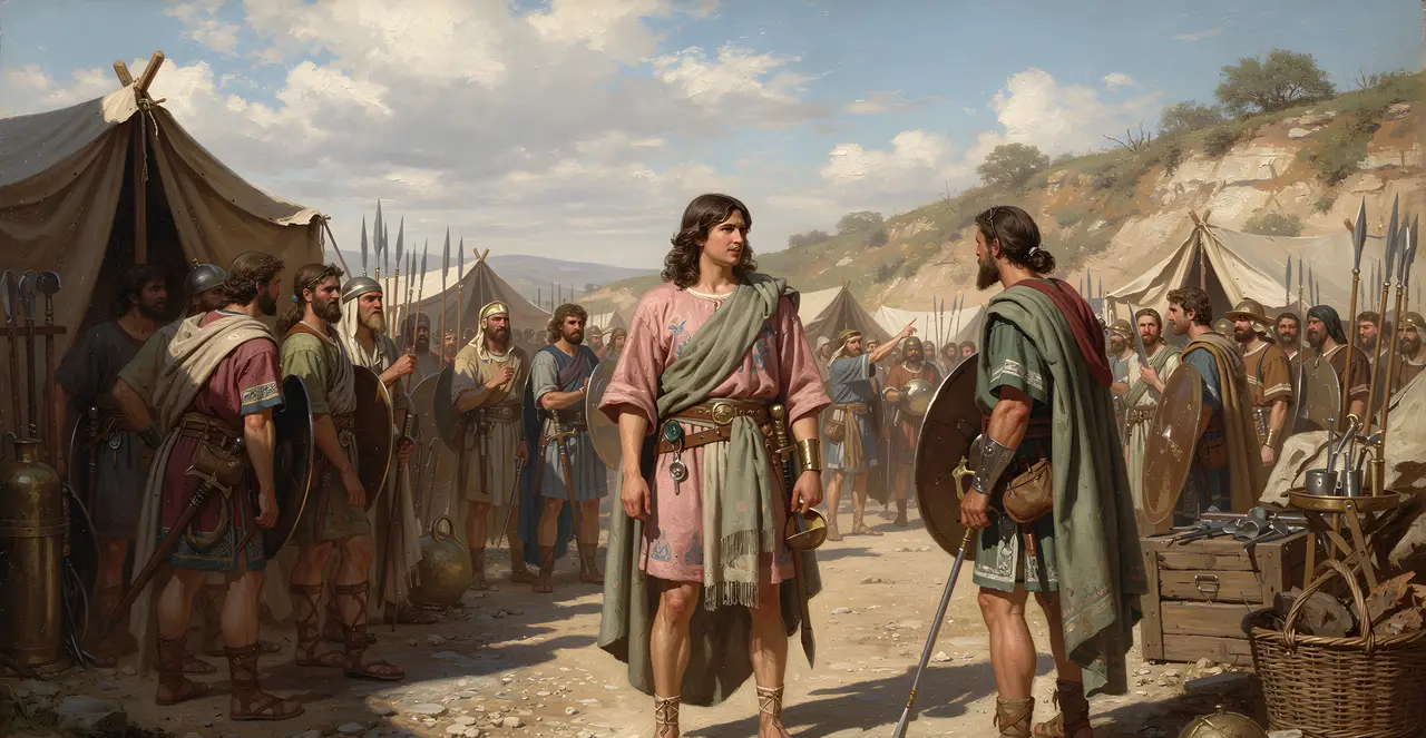 1 Samuel 17:26-27 — 1 Samuel, oil painting · TruthPrints