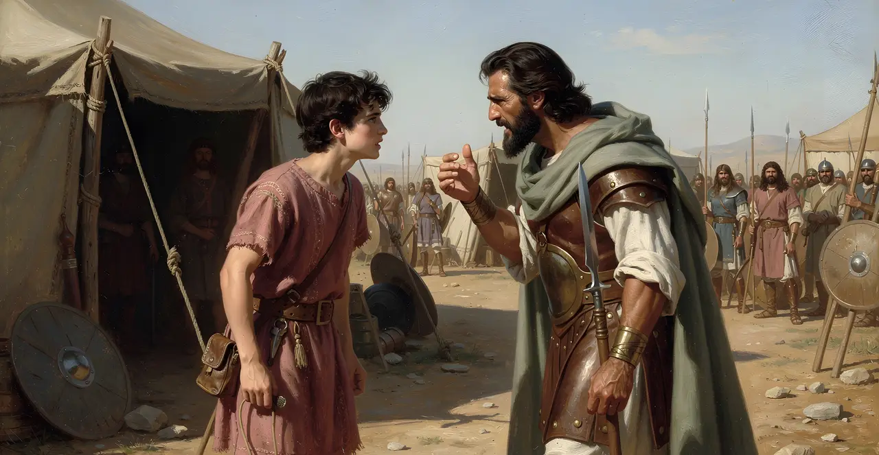 1 Samuel 17:28-31 — 1 Samuel, oil painting · TruthPrints