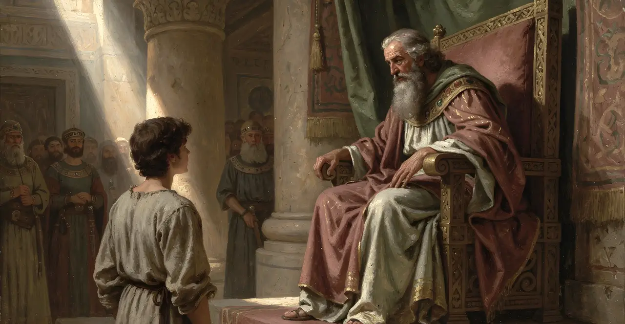 1 Samuel 17:32-35 — 1 Samuel, oil painting · TruthPrints