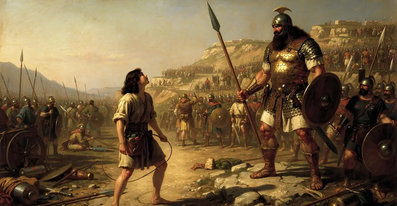 1 Samuel 17:45-46 — 1 Samuel, oil painting · TruthPrints