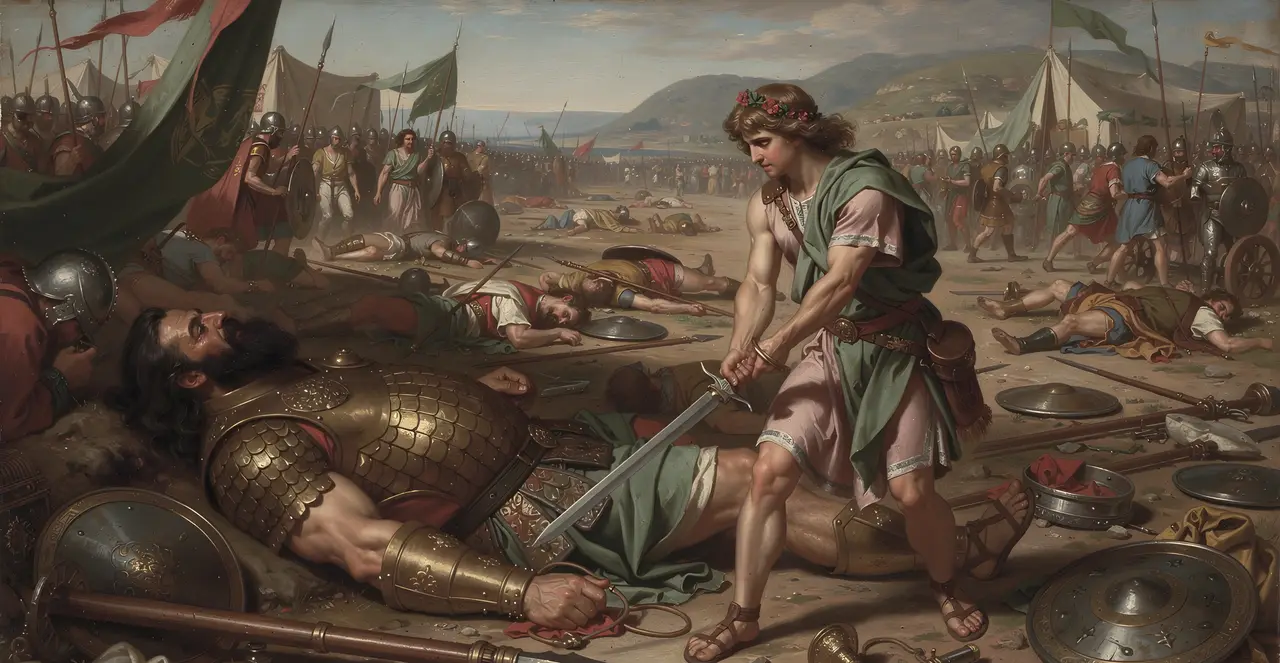 1. Samuel 17,50-52 — 1. Samuel, Ölgemälde · TruthPrints