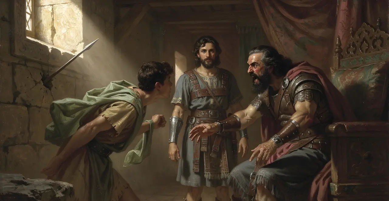 1 Samuel 19:7-10 — 1 Samuel, oil painting · TruthPrints