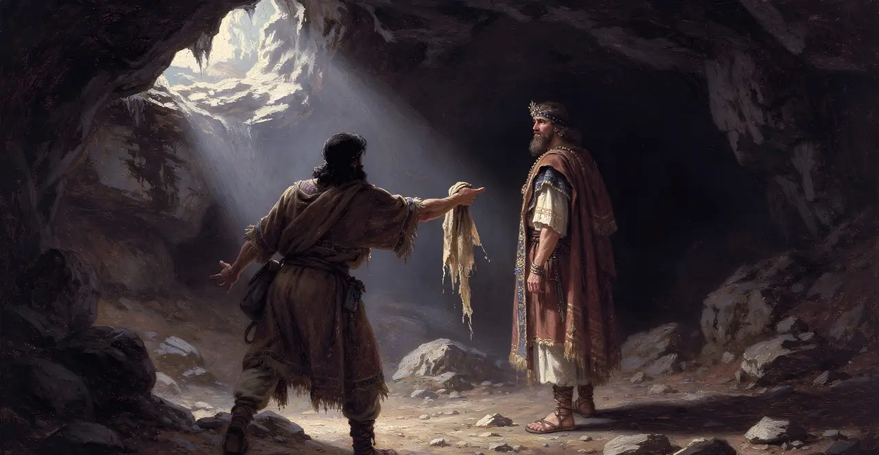 1. Samuel 24,10-11 — 1. Samuel, Ölgemälde · TruthPrints