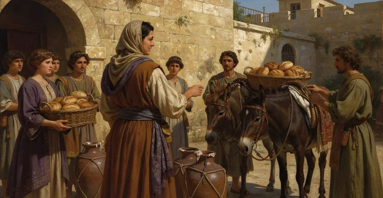 1. Samuel 25,17-19 — 1. Samuel, Ölgemälde · TruthPrints
