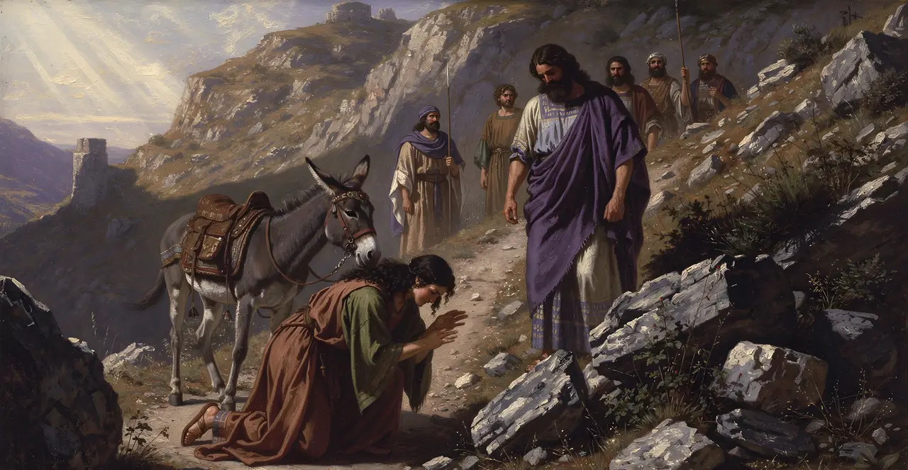 1. Samuel 25,23-25 — 1. Samuel, Ölgemälde · TruthPrints
