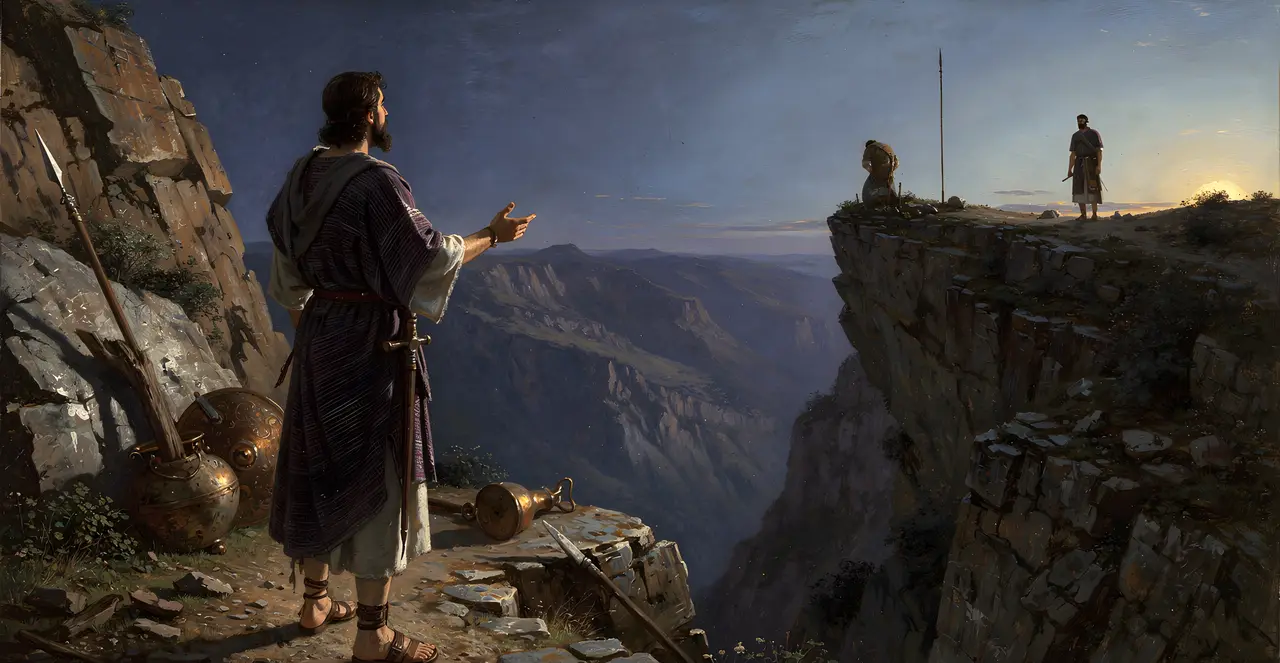 1 Samuel 26:13-15 — 1 Samuel, oil painting · TruthPrints