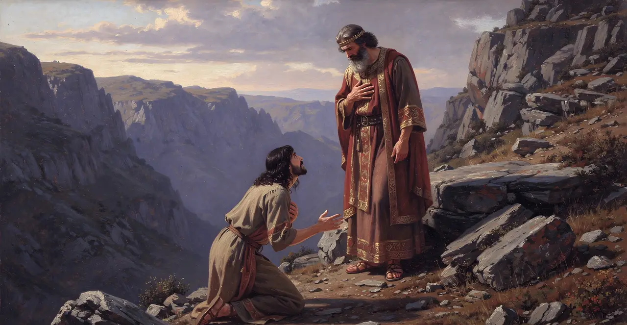 1. Samuel 26,19-20 — 1. Samuel, Ölgemälde · TruthPrints