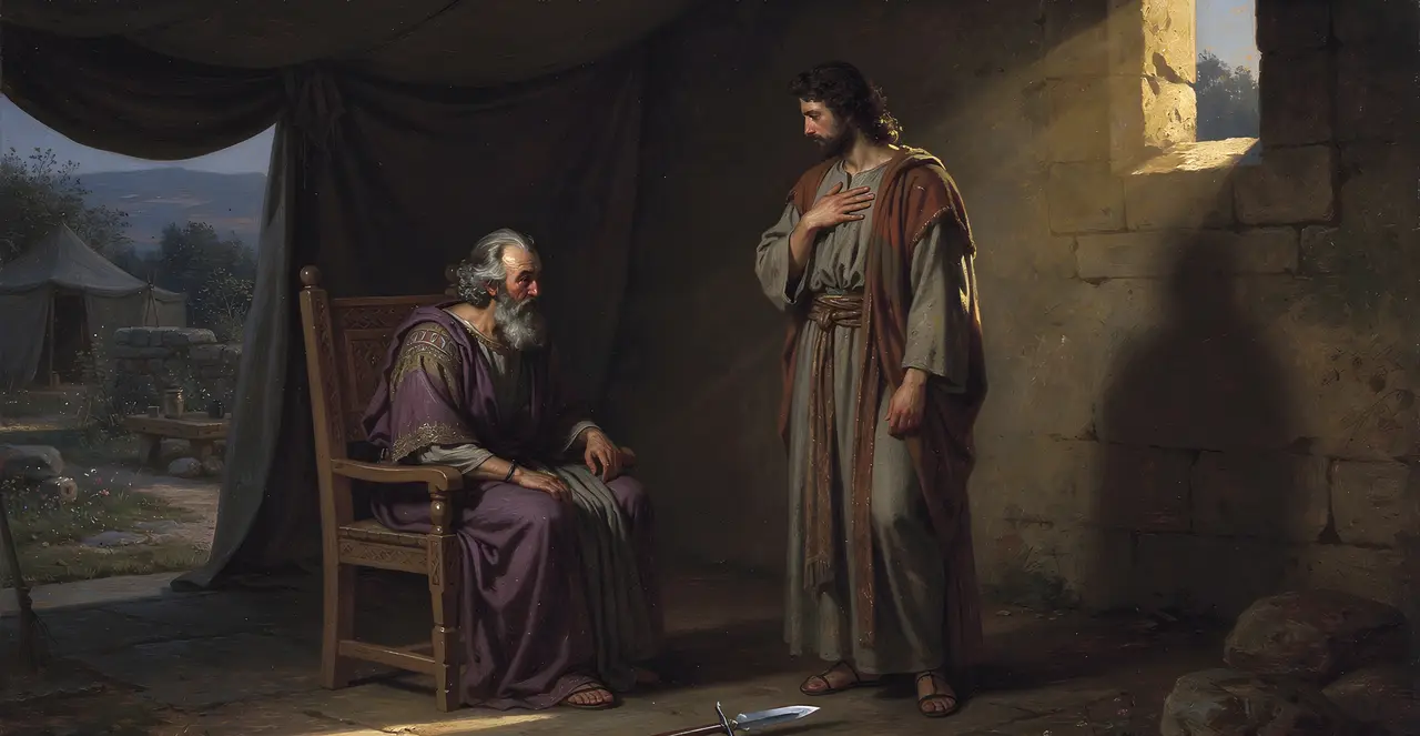 1. Samuel 26,21-23 — 1. Samuel, Ölgemälde · TruthPrints