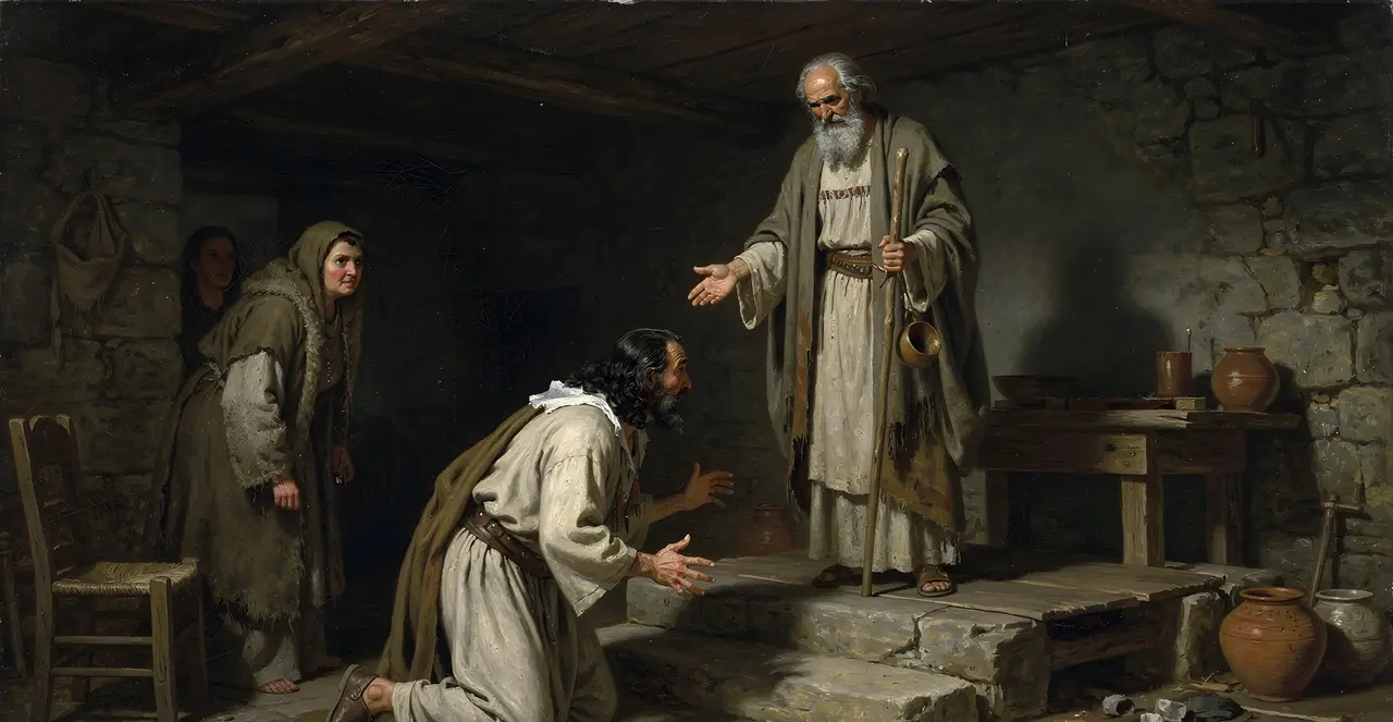 1. Samuel 28,14-15 — 1. Samuel, Ölgemälde · TruthPrints
