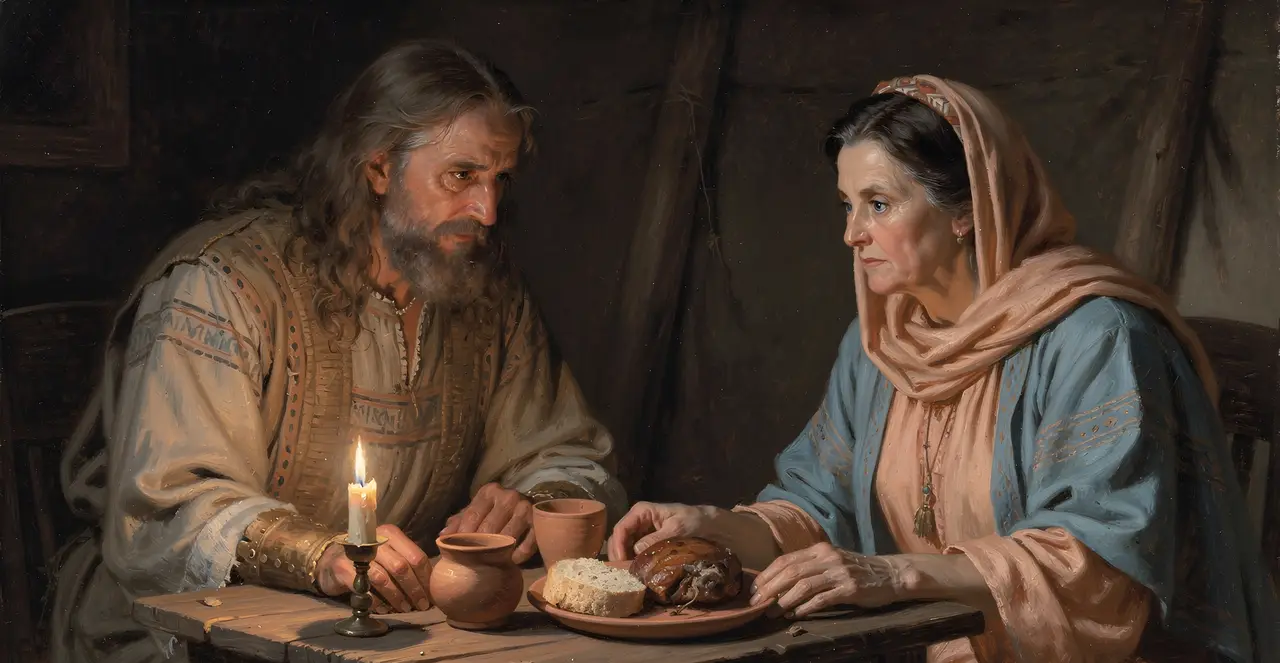 1 Samuel 28:21-22 — 1 Samuel, oil painting · TruthPrints