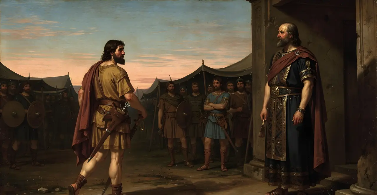1 Samuel 29:10-11 — 1 Samuel, oil painting · TruthPrints