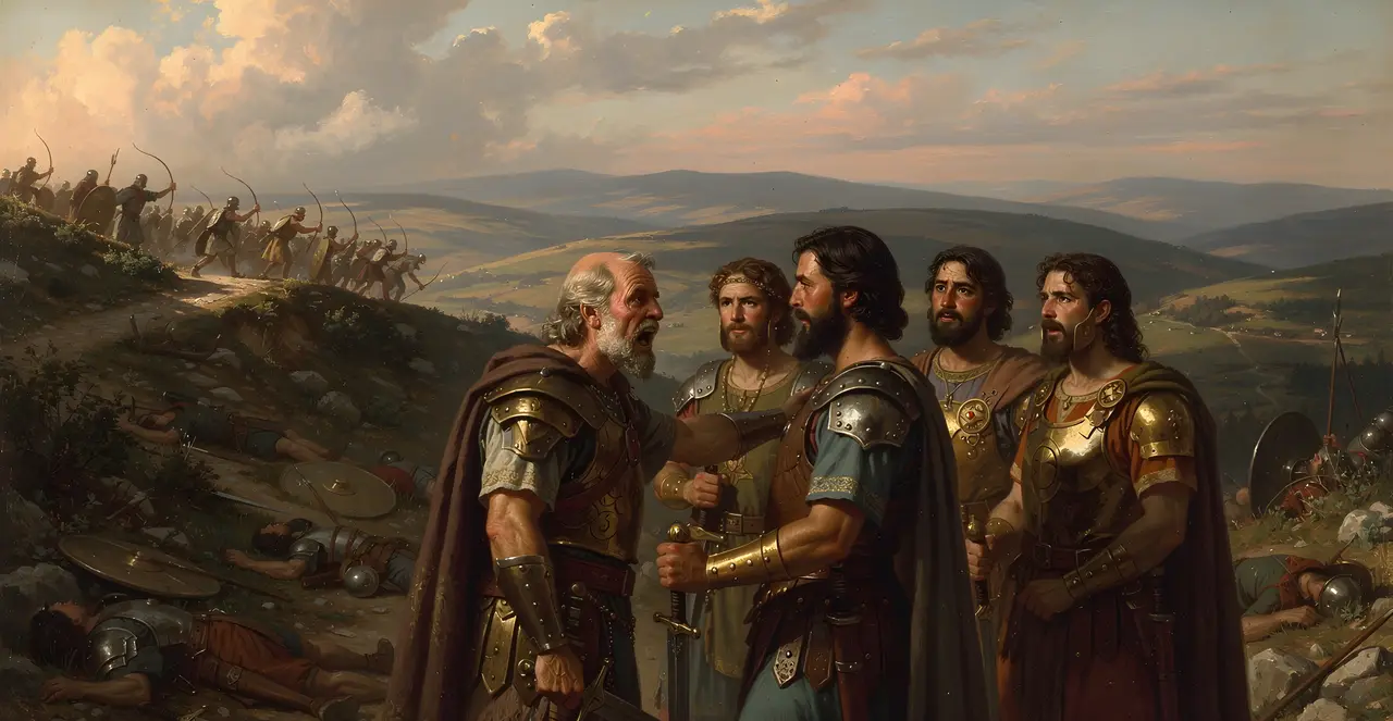 1 Samuel 31:1-4 — 1 Samuel, oil painting · TruthPrints