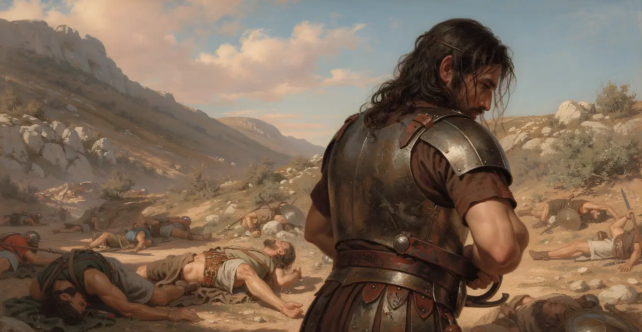 1 Samuel 31:5-8 — 1 Samuel, oil painting · TruthPrints