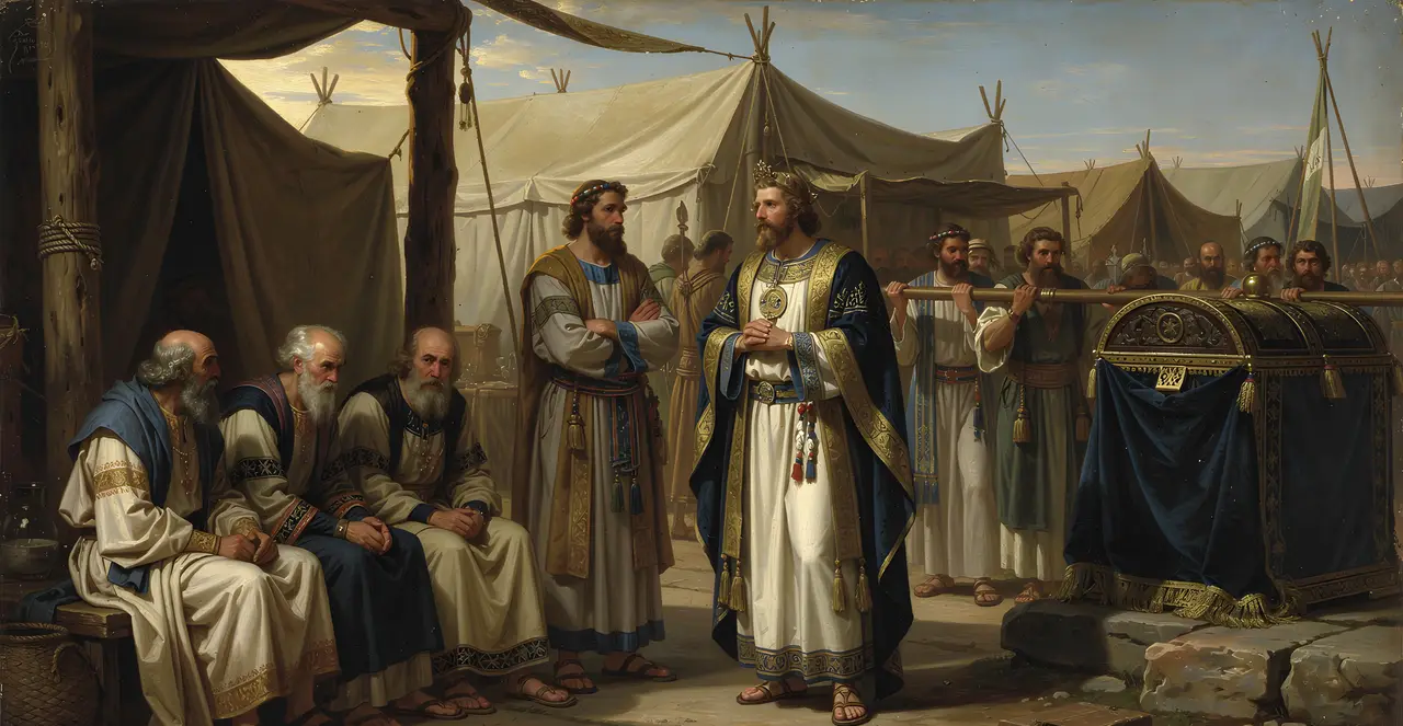 1. Samuel 4,3-4 — 1. Samuel, Ölgemälde · TruthPrints