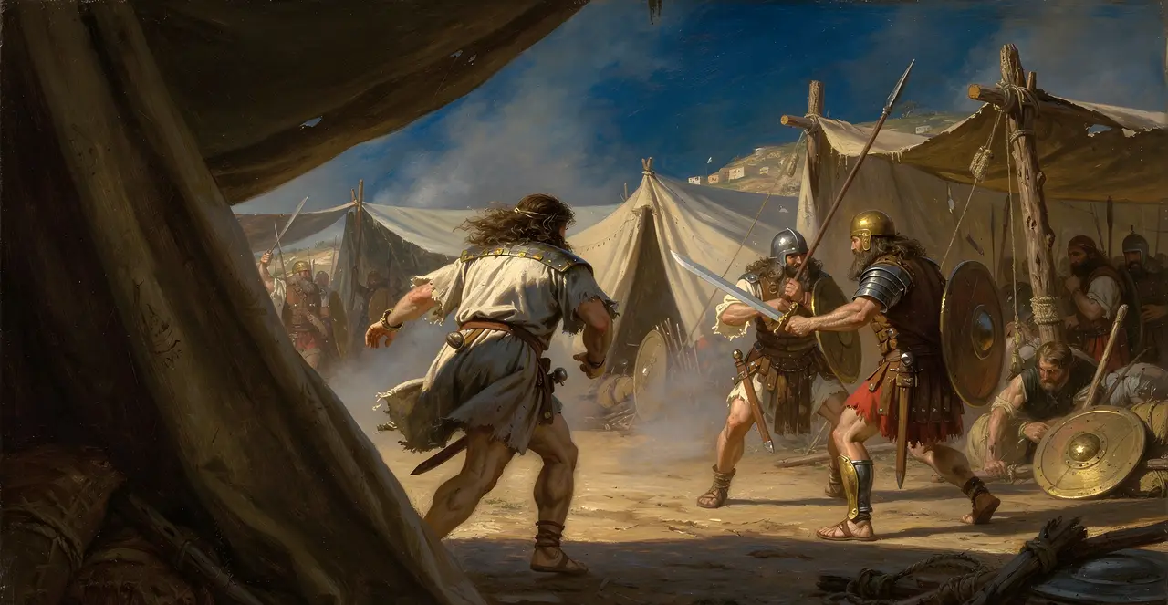 1 Samuel 4:8-11 — 1 Samuel, oil painting · TruthPrints