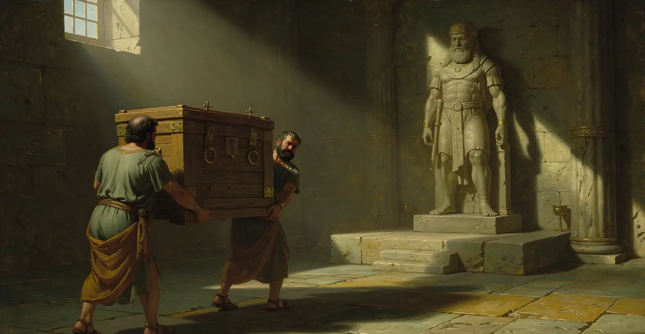 1 Samuel 5:1-3 — 1 Samuel, oil painting · TruthPrints