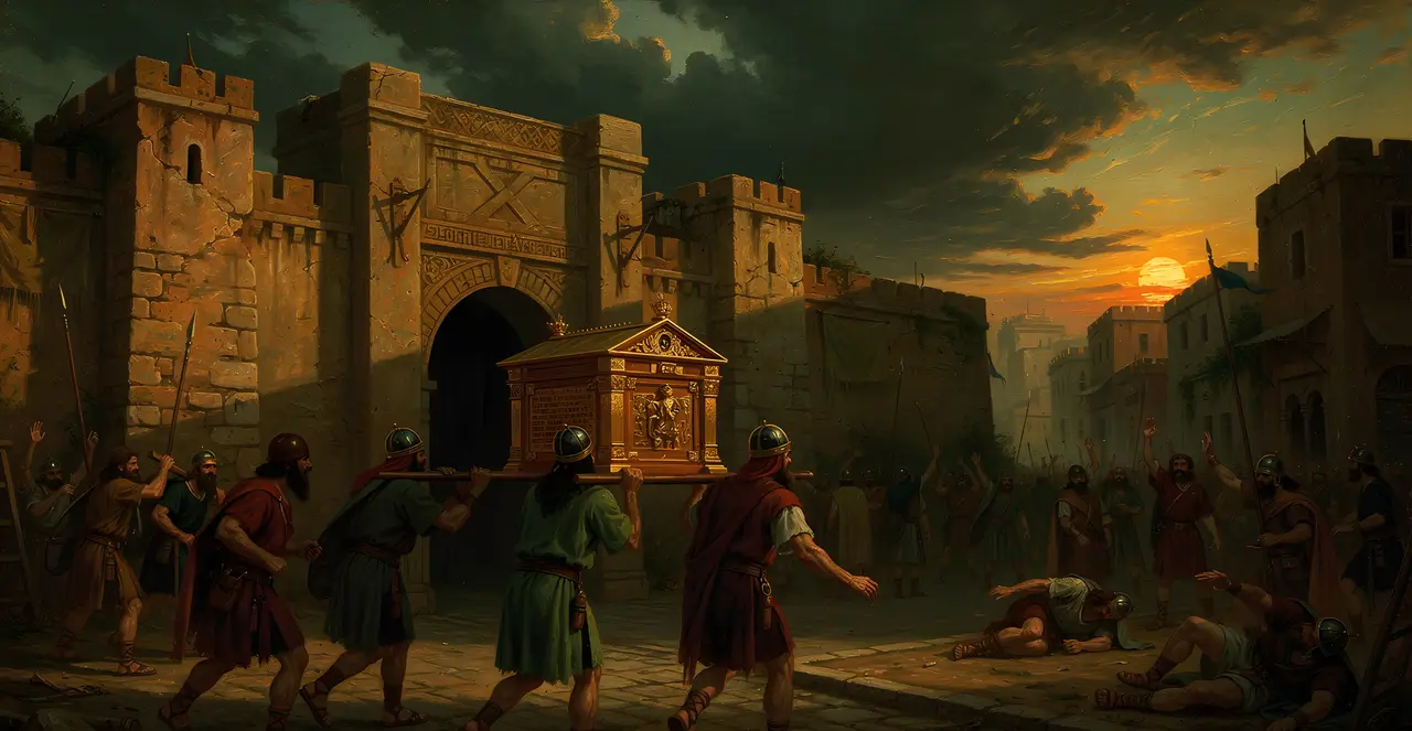 1 Samuel 5:9-10 — 1 Samuel, oil painting · TruthPrints