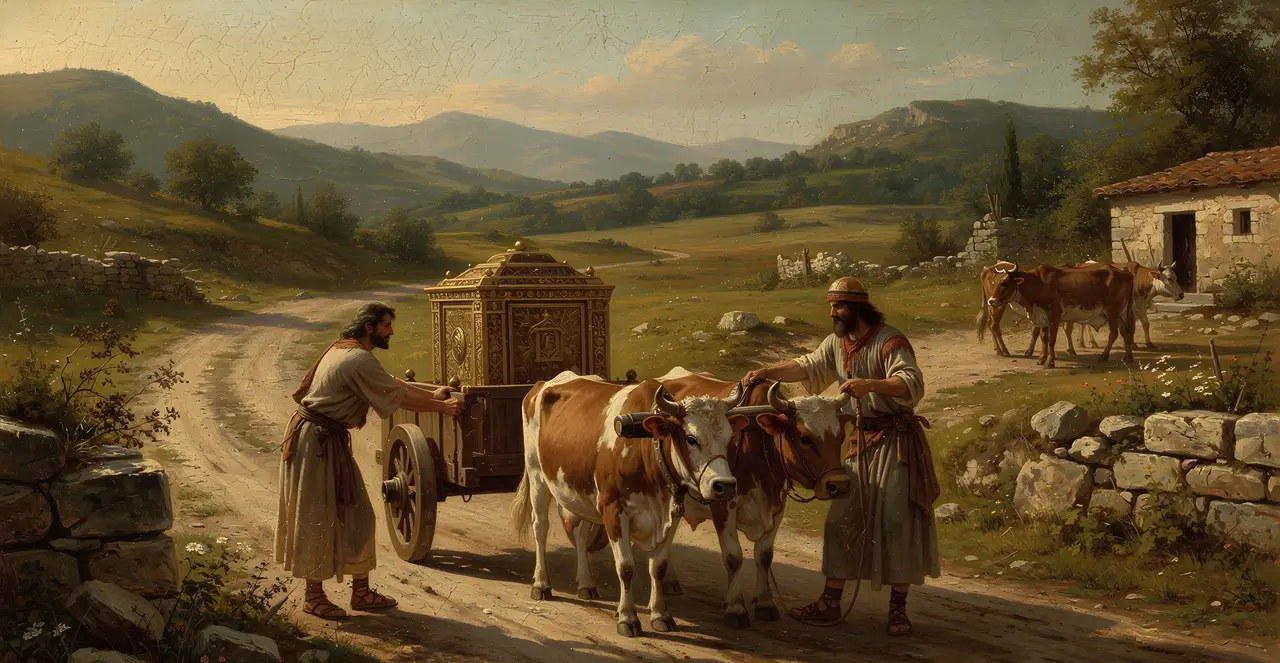 1 Samuel 6:9-11 — 1 Samuel, oil painting · TruthPrints