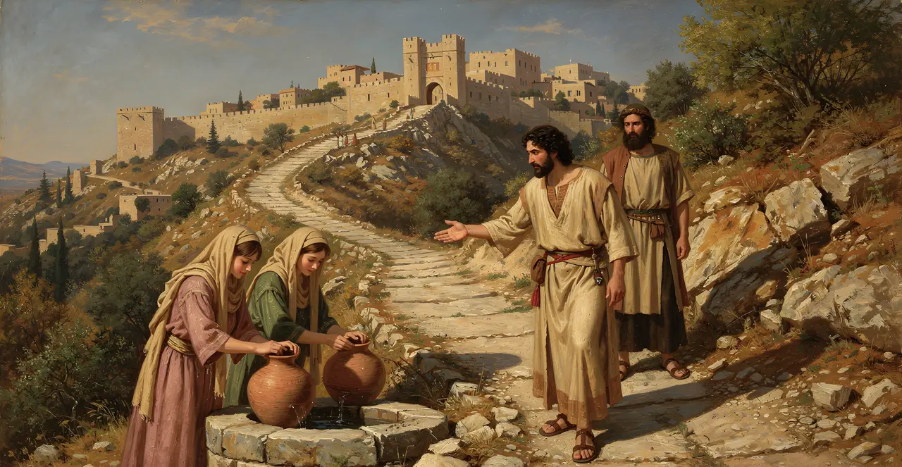 1 Samuel 9:11-12 — 1 Samuel, oil painting · TruthPrints