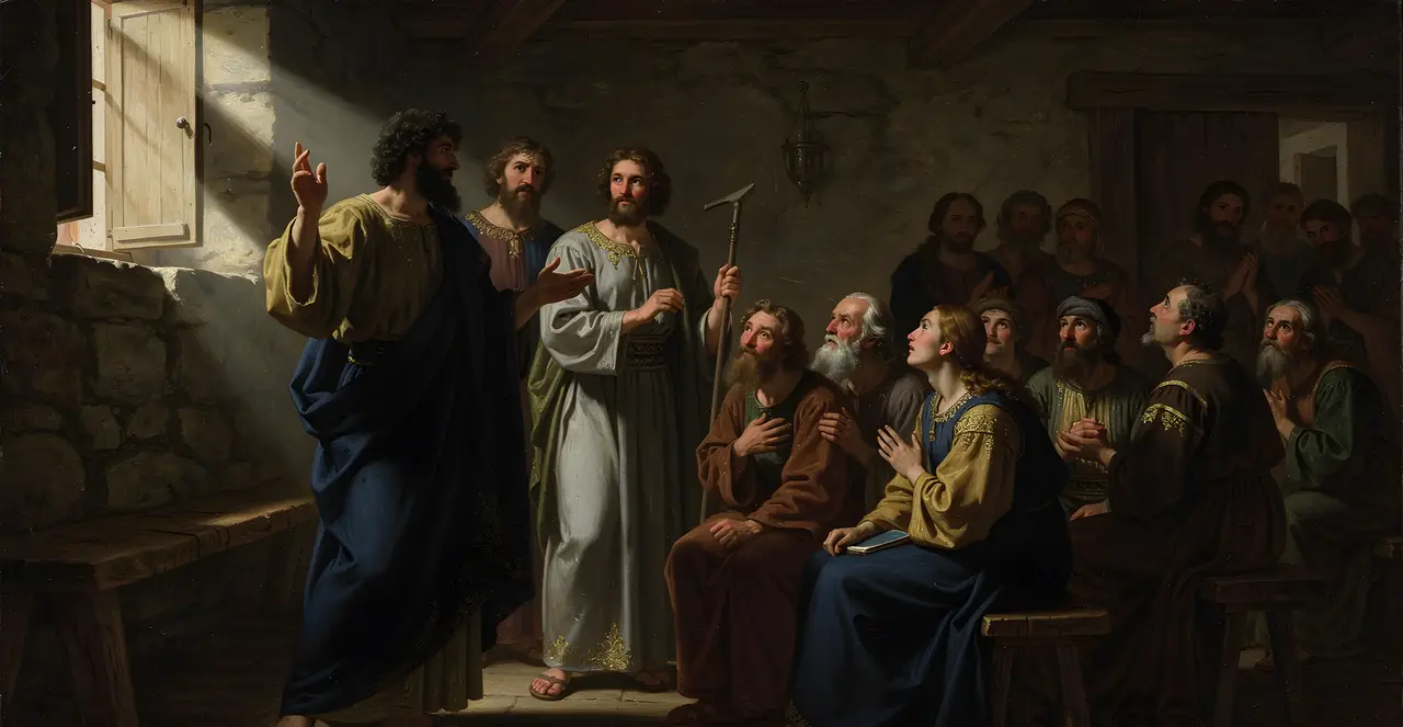 1 Thessalonians 1:5-7 — 1 Thessalonians, oil painting · TruthPrints
