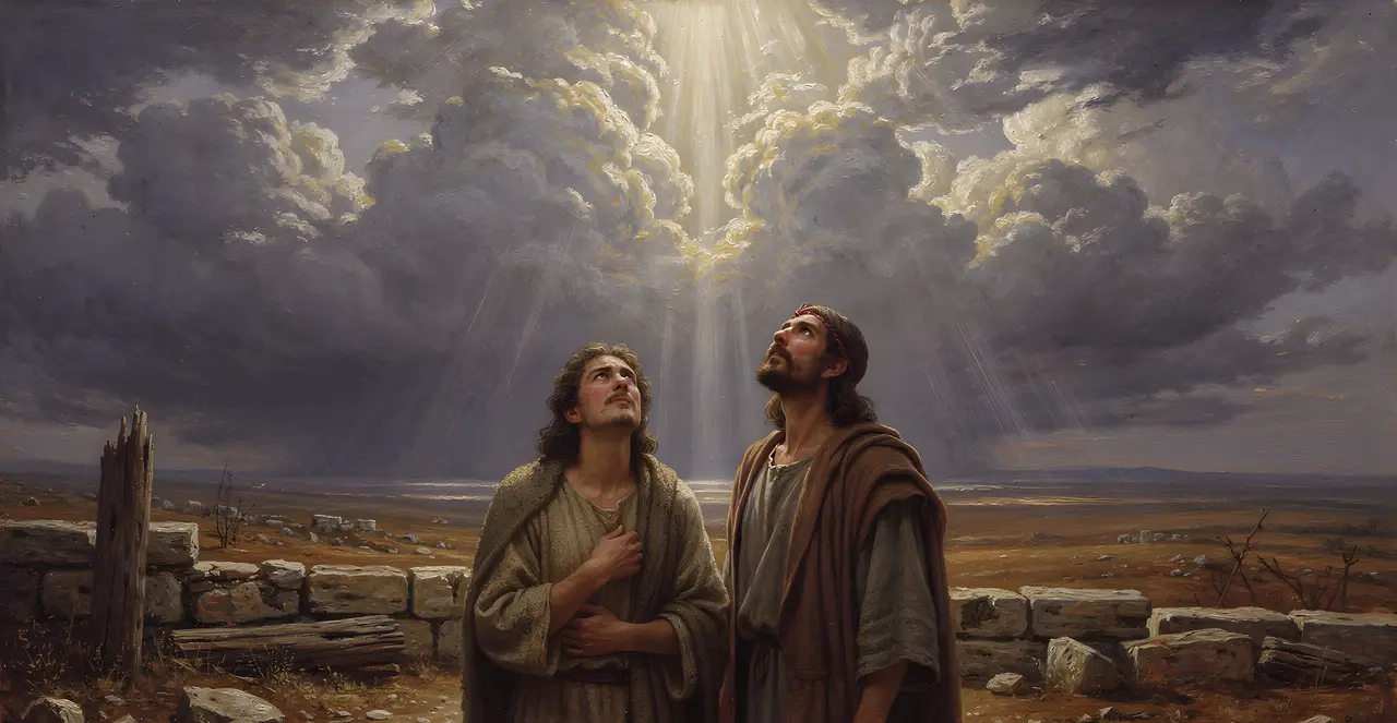1. Thessalonicher 4,17-18 — 1. Thessalonicher, Ölgemälde · TruthPrints