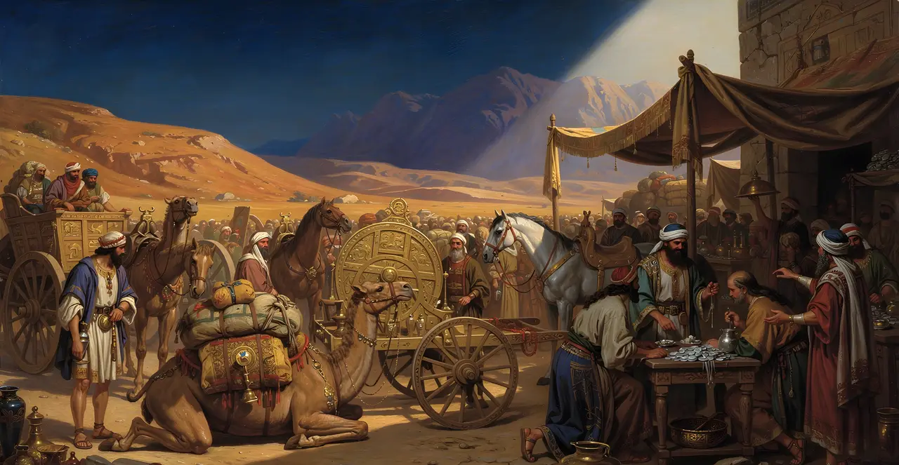 2 Chronicles 1:17 — 2 Chronicles, oil painting · TruthPrints